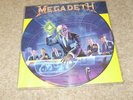MEGADEATH = RUST IN PEACE RARE 1990 THRASH METAL PICTURE DISC LP WITH INSERT