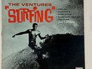 SURFING the VENTURES 1963 Dolton Records BST-8022 Pipe Line / Party In Laguna LP