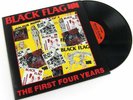 Black Flag: The First Four Years Vinyl LP. Henry Rollins. Greg Ginn. Damaged.