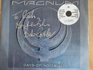 Magnum - Days Of No Trust 12” White Vinyl Signed By Bob Catley Low Number 157