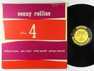 Sonny Rollins - Plus Four LP - Prestige - PRLP 7038 Mono DG RVG 446 W 50th