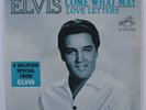 Rock 45 ELVIS PRESLEY Come What May RCA VICTOR VG++ promo picture sleeve