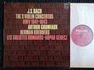Philips 9500 614 Stereo - Bach The 3 Violin Concertos Grumiaux Krebbers