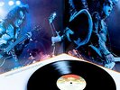 ORIGINAL 1976 FOLD OUT COVER KISS ROCK AND ROLL OVER VINYL LP NEAR MINT NM