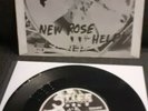The Damned New Rose Stiff Promo Label Copy - the clash - sex pistols - buzzcocks
