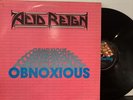 Acid Reign - Obnoxious LP 1990 Under One Flag – FLAG 39 EX/EX UK