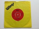 PAUL McCARTNEY  WINGS  1973  UK  45  C MOON  /  HI HI HI    WINGS YELLOW  SLEEVE
