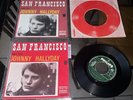 JOHNNY HALLYDAY 45 TOURS SAN FRANCISCO MON FILS POCHETTE ET ENCART NON ORIGINAUX