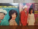 Ernest Tubb & Loretta Lynn MR & MRS USED TO BE & SINGIN' AGAIN 1st Press VG+