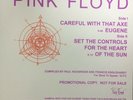 Pink Floyd - Careful with that Axe Eugene / Set the Controls.... - Promo LP
