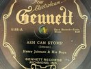 Gennett 6168 Henry Johnson Boys ASH CAN STOMP/Neck Bones 78 rpm 1927 EE-/E Blues
