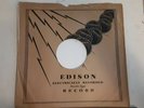 EDISON NEEDLE TYPE RECORD SLEEVE VG CONDITION