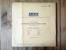 Archiv APM14187 - Bach - Suites for Violoncello Solo Nos.3&4 - Pierre FOURNIER