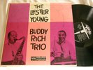 LESTER YOUNG / BUDDY RICH Trio Nat King Cole Verve V 8164 mono LP VG++
