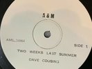 DAVE COUSINS 'Two Weeks Last Summer' orignl.1972 Aussie LP Test Pressing STRAWBS