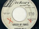 BARBARA MILLS Queen of Fools Hickory Northern Soul Promo 45 HEAR