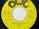 WEE Find Me Love Me / Can You Boogie Real Hard Owl Soul Funk Ohio 45 HEAR