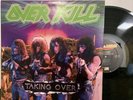 Overkill ‎– Taking Over LP 1987 Megaforce Worldwide – 781 735-1 VG+/EX Germany