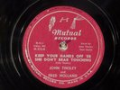 78 RPM -- John Tinsley & Fred Holland (2 guitars), Mutual 213, E Piedmont Blues