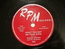 BLUES ROSCOE GORDON What You Got On Your Mind RPM 365  E/E-   Memphis