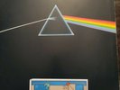 Pink floyd dark side of the moon vinyl 1973 with poster and sticker.