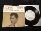 ELVIS PRESLEY 45 PROMO CRYING IN THE CHAPEL WHITE LABEL PROMO HIGH GRADE NM/NM
