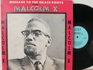 Malcolm X LP “Message To The Grass Roots”   Afro Records   Mono