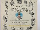 CYRIL RITCHARD (Original Capt Hook) SIGNED: ALICE IN WONDERLAND 4-LPs +HDBK BOOK