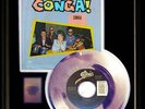 MIAMI SOUND MACHINE CONGA 45 RPM GOLD METALIZED RECORD RARE GLORIA ESTEFAN