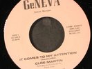 CLOE MARTIN: it comes to my attention / life race GENEVA 7