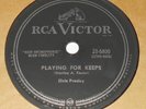 RCA Victor 20-6800 Elvis Presley Playing For Keeps / Too Much 78 RPM E+ E+