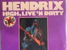 Jimi Hendrix- Hendrix High, Live' N Dirty- Red Vinyl LP- Like New