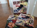 KIM WILDE Here Come The Aliens (Ltd.Box - Set) Yellow vinyl, CD Canvas, art prin