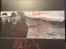 Autographed rock and pop vinyl music albums