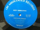 CBS Records 1986 Ozzy Osbourne Lightning Strikes Demo Vinyl LP