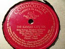 1938 LESTER YOUNG Kansas City Six PAGIN THE DEVIL/ Way down yonder COMMODORE 512