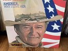 JOHN WAYNE : AMERICA, Why I Love Her 1973 RCA AYL1-3959 RECORD ALBUM VINYL LP