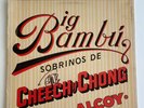 Cheech and Chong signed vinyl album Big Bambu W/ Rolling Paper Signed