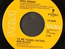 NINA SIMONE: save me / to be young, gifted and black RCA 7