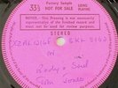 Tom Jones - The Body And Soul 1973 Decca Stereo Factory Sample - Not For Sale LP