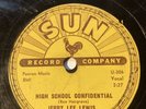 Jerry Lee Lewis on Sun 78 Rpm 296 HIGH SCHOOL CONFIDENTIAL & FOOLS LIKE ME