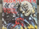 IRON MAIDEN THE NUMBER OF THE BEAST UK FIRST PRESS VINYL . EX / EX