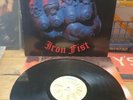 MOTORHEAD  IRON FIST  1982  RARE PROMO PRESS VG+/VG+ BRNA 539