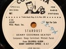 Benny Goodman + Charlie Christian   Stardust   Col DJ26134 (only 78 rpm issue)