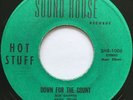 HOT STUFF Down for the Count/Hustle Bustle RARE SOUL FUNK BREAKS 45 *hear*