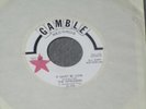 45 Record  THE INTRUDERS Gamble Promo #204 It Must Be Love / Check Yourself