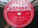 The Angelic Gospel Singers 78rpm Single 10-inch Gotham Records #G-633 Remember