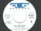 GIRLS/NORTHERN SOUL 45 Brenda Byers  MTA  102  *promo*
