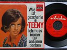 TEENY/Brigitte Brüning 1966 rare rote Ariola Single WAS IST GESCHEH`N/ICH MUSS..