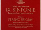 FERENC FRICSAY BEETHOVEN SYMPHONY NO.9 DGG ED1 RED STEREO 2LP SLPM 138002/003 NM